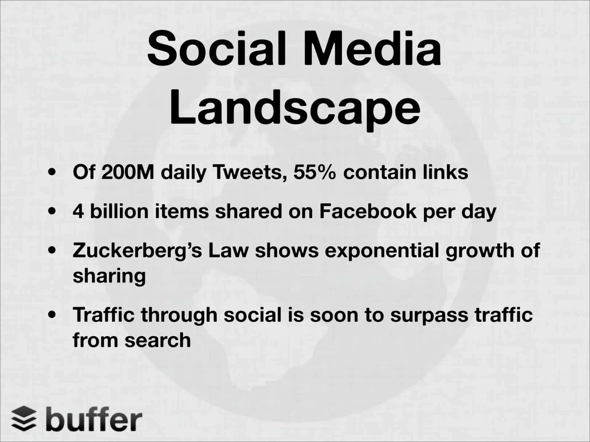 Slide 8: Social media landscape