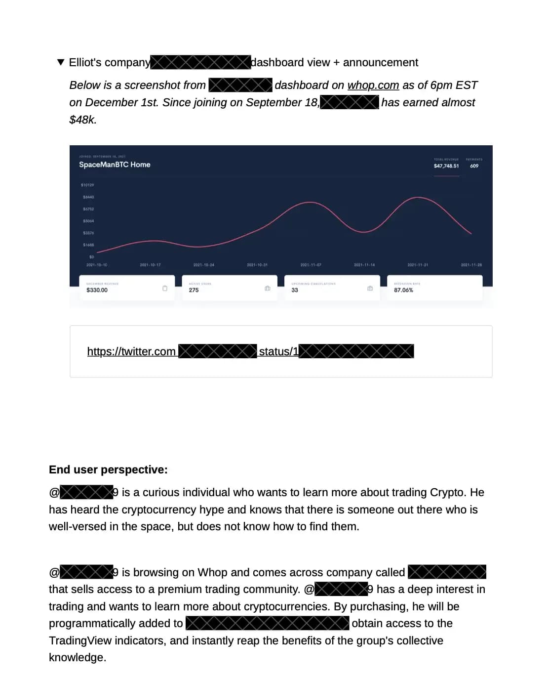 Slide 4: Creator dashboard and buyer journey