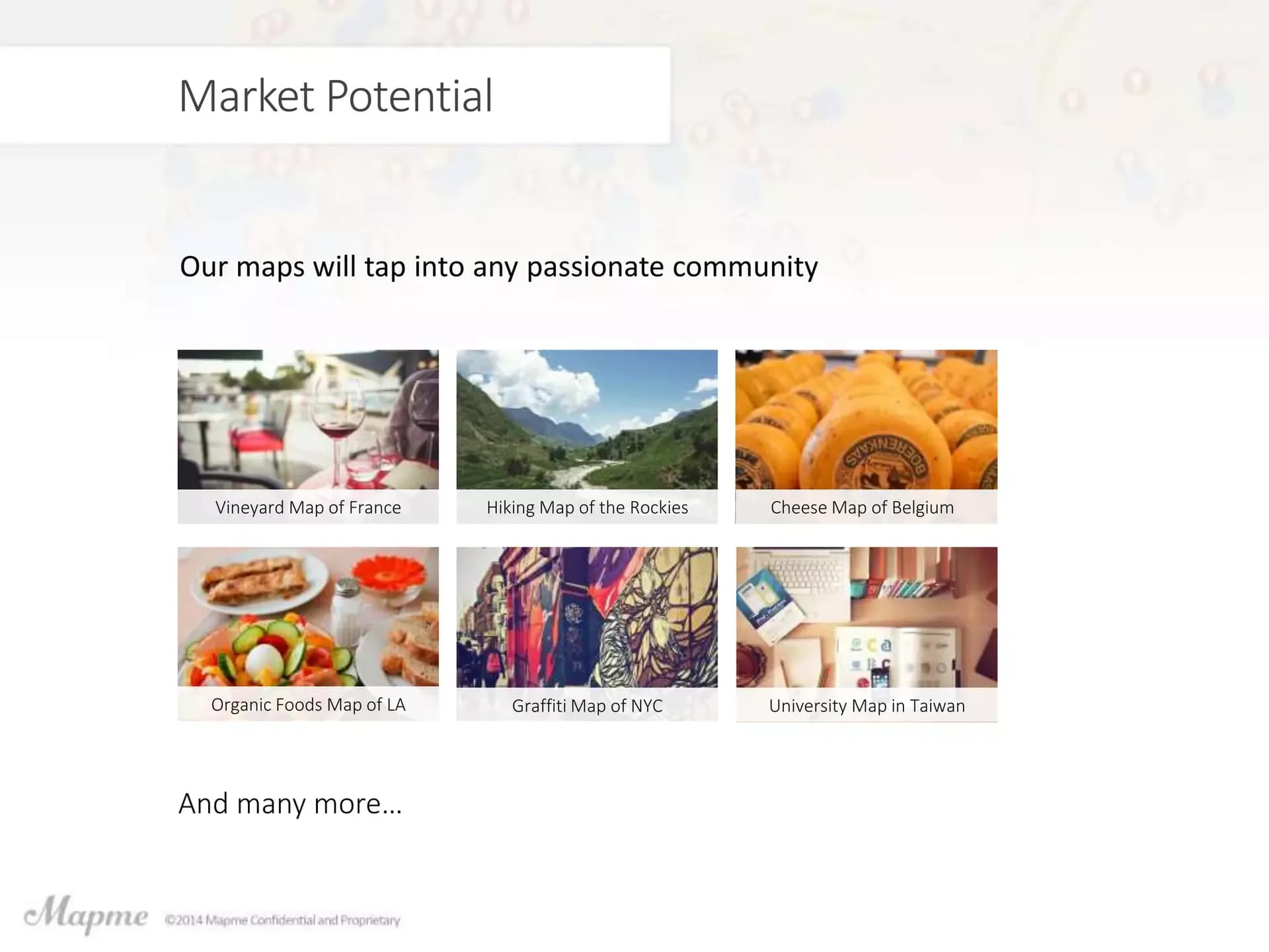 Slide 10: Market potential: any passionate community